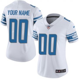 Nike Detroit Lions Customized White Stitched Vapor Untouchable Limited Womens NFL Jersey
