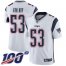 Nike New England Patriots #53 Kyle Van Noy White Mens Stitched NFL 100th Season Vapor Limited Jersey