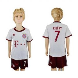 Bayern Munchen #7 Ribery SEC Away Kid Soccer Club Jersey