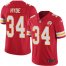 Nike Kansas City Chiefs #34 Carlos Hyde Red Team Color Mens Stitched NFL Vapor Untouchable Limited Jersey