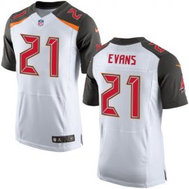 Nike Tampa Bay Buccaneers #21 Justin Evans White Mens Stitched NFL New Elite Jersey