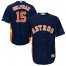 Houston Astros #15 Carlos Beltran Navy Blue Cool Base Stitched Youth MLB Jersey