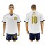 Italy #10 Totti Away Soccer Country Jersey