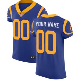Nike Los Angeles Rams Customized Royal Blue Alternate Stitched Vapor Untouchable Elite Mens NFL Jersey