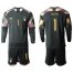 Italy #1 Buffon Black Long Sleeves Goalkeeper Soccer Country Jersey