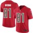Nike Tampa Bay Buccaneers #81 Antonio Brown Red Mens Stitched NFL Limited Rush Jersey