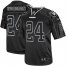 Nike Las Vegas Raiders #24 Charles Woodson Lights Out Black Mens Stitched NFL Elite Jersey