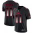 Nike New England Patriots #11 Julian Edelman Black Mens Stitched NFL Vapor Untouchable Limited Smoke Fashion Jersey