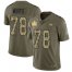 Nike Tampa Bay Buccaneers #78 Tristan Wirfs Olive/Camo Youth Super Bowl LV Champions Patch Stitched NFL Limited 2017 Salute To Service Jersey