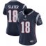 Nike New England Patriots #18 Matt Slater Navy Blue Team Color Womens Stitched NFL Vapor Untouchable Limited Jersey