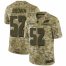 Nike Philadelphia Eagles #52 Asantay Brown Camo Mens Stitched NFL Limited 2018 Salute To Service Jersey