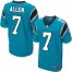 Nike Carolina Panthers #7 Kyle Allen Blue Alternate Mens Stitched NFL Elite Jersey