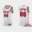 Miami Heat Custom White Mens Nike NBA 2022-23 Classic Edition Jersey