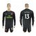 Arsenal #13 Ospina Black Long Sleeves Goalkeeper Soccer Country Jersey