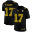 Washington Football Team #17 Terry McLaurin Mens Nike Leopard Print Fashion Vapor Limited NFL Jersey Black