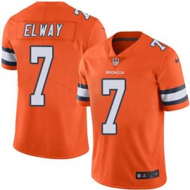 Nike Denver Broncos #7 John Elway Orange Youth Stitched NFL Limited Rush Jersey
