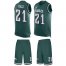 Nike Philadelphia Eagles #21 Jalen Mills Green Team Color Mens Stitched NFL Limited Tank Top Suit Jersey