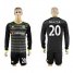 Chelsea #20 Miazga Sec Away Long Sleeves Soccer Club Jersey