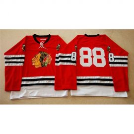 Mitchell And Ness 1960-61 Chicago Blackhawks #88 Patrick Kane Red Stitched NHL Jersey