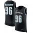 Nike Philadelphia Eagles #96 Derek Barnett Black Alternate Mens Stitched NFL Limited Rush Tank Top Jersey