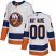 Mens Adidas Islanders Personalized Authentic White Road NHL Jersey