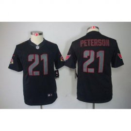 Nike Arizona Cardinals #21 Patrick Peterson Black Impact Youth Stitched NFL Limited Jersey