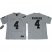 Youth Michigan Wolverines #4 Jim Harbaugh Gridiron Gray II Jordan Brand Stitched NCAA Jersey