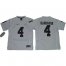 Youth Michigan Wolverines #4 Jim Harbaugh Gridiron Gray II Jordan Brand Stitched NCAA Jersey