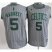 Boston Celtics 5 Kevin Garnett Grey Static Fashion Swingman NBA Jersey Cheap