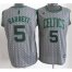 Boston Celtics 5 Kevin Garnett Grey Static Fashion Swingman NBA Jersey Cheap