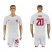 Roma #20 Fazio Away Soccer Club Jersey