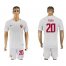 Roma #20 Fazio Away Soccer Club Jersey