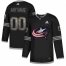 Mens Adidas Blue Jackets Personalized Authentic Black Classic NHL Jersey