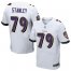 Nike Baltimore Ravens #79 Ronnie Stanley White Mens Stitched NFL New Elite Jersey