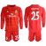 Real Madrid #25 Courtois Red Goalkeeper Long Sleeves Soccer Club Jersey