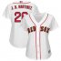 Boston Red Sox #28 J. D. Martinez White 2019 Gold Program Cool Base Womens Stitched MLB Jersey