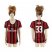 Womens AC Milan #33 Kuco Home Soccer Club Jersey