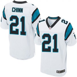Nike Carolina Panthers #21 Jeremy Chinn White Mens Stitched NFL New Elite Jersey