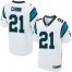 Nike Carolina Panthers #21 Jeremy Chinn White Mens Stitched NFL New Elite Jersey
