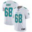Nike Miami Dolphins #68 Robert Hunt White Mens Stitched NFL Vapor Untouchable Limited Jersey