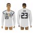Germany #23 SANE Home 2018 FIFA World Cup Long Sleeve Thailand Soccer Jersey