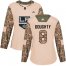 Adidas Los Angeles Kings #8 Drew Doughty Camo Authentic 2017 Veterans Day Womens Stitched NHL Jersey