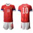 Russia #10 Bakaev Home Soccer Country Jersey