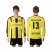 Dortmund #13 Guerreiro Home Long Sleeves Soccer Club Jersey