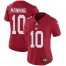 Nike New York Giants #10 Eli Manning Red Alternate Womens Stitched NFL Vapor Untouchable Limited Jersey