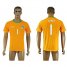 Cote dlvoire #1 Barry Home Soccer Country Jersey