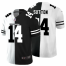 Denver Broncos #14 Courtland Sutton Mens Black V White Peace Split Nike Vapor Untouchable Limited NFL Jersey