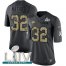 Nike Kansas City Chiefs #32 Tyrann Mathieu Black Super Bowl LIV 2020 Mens Stitched NFL Limited 2016 Salute to Service Jersey