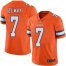 Nike Denver Broncos #7 John Elway Orange Mens Stitched NFL Limited Rush Jersey