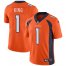 Nike Denver Broncos #1 Marquette King Orange Team Color Mens Stitched NFL Vapor Untouchable Limited Jersey